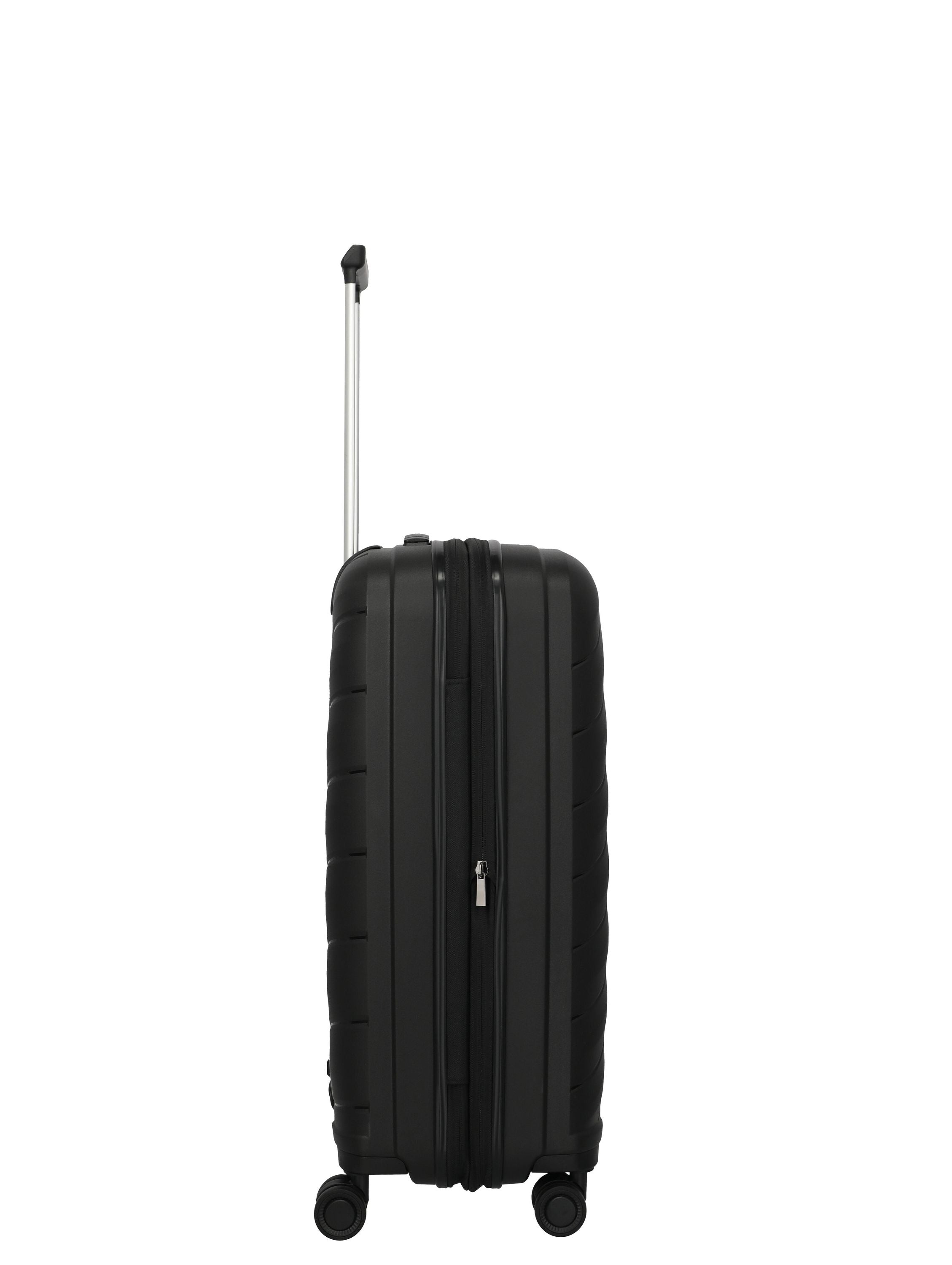 Reisekoffer Trolley BURANO M - 01-Black - Schwarz