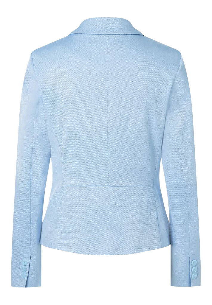 Taillierter Blazer mit Paspeln - 0309 - Blau