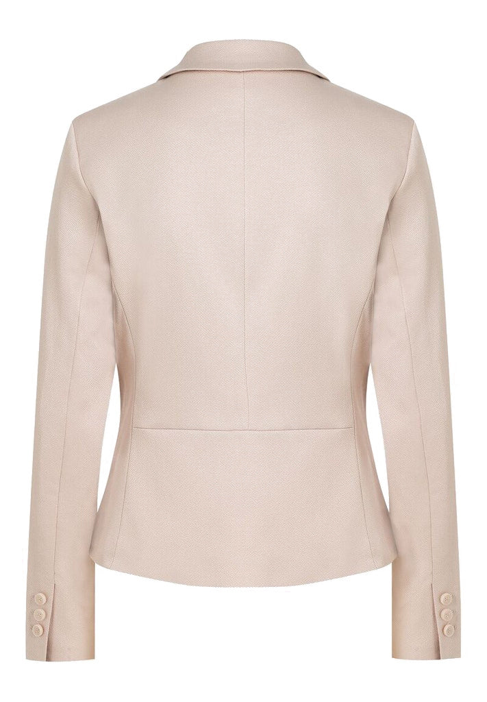 Taillierter Blazer - 0207 - Beige