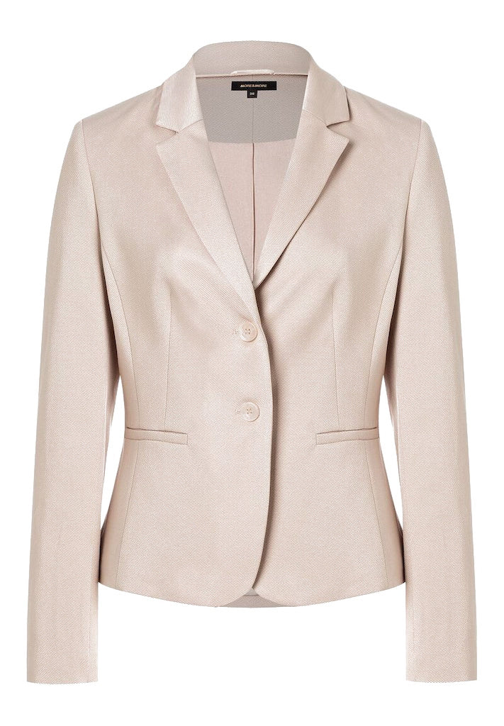 Taillierter Blazer - 0207 - Beige