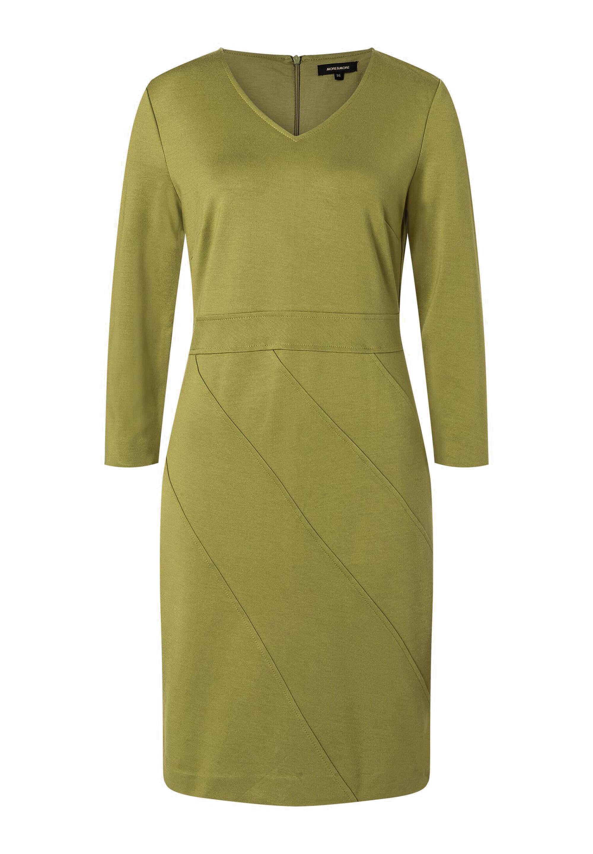 Freizeitkleid mit V-Ausschnitt - 0633 - Khaki