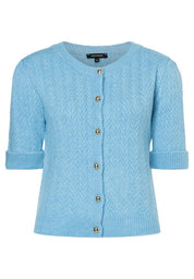 Strickjacke - 0307 - Blau