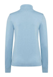 Rollkragenpullover - 0305 - Blau