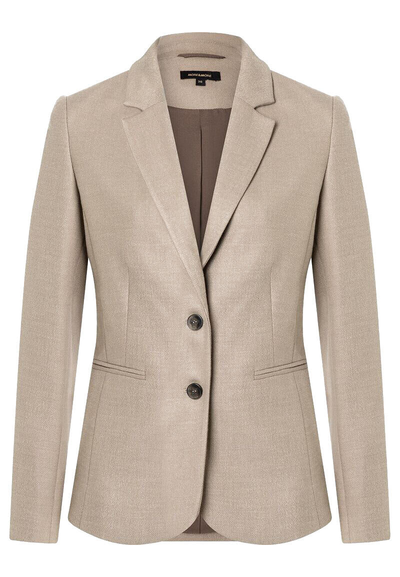 Taillierter Blazer - 0227 - Beige