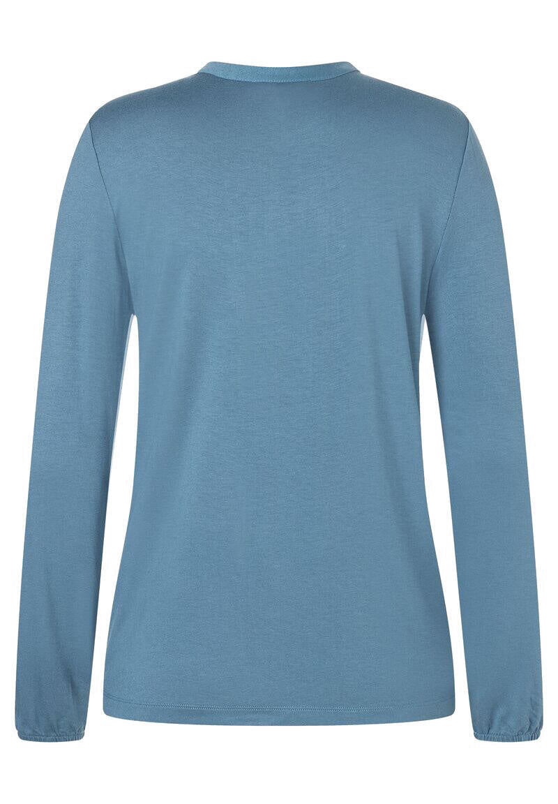 Blusenshirt aus Viskose - 0332 - Blau