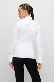 Bluse - 100-White - Weiß