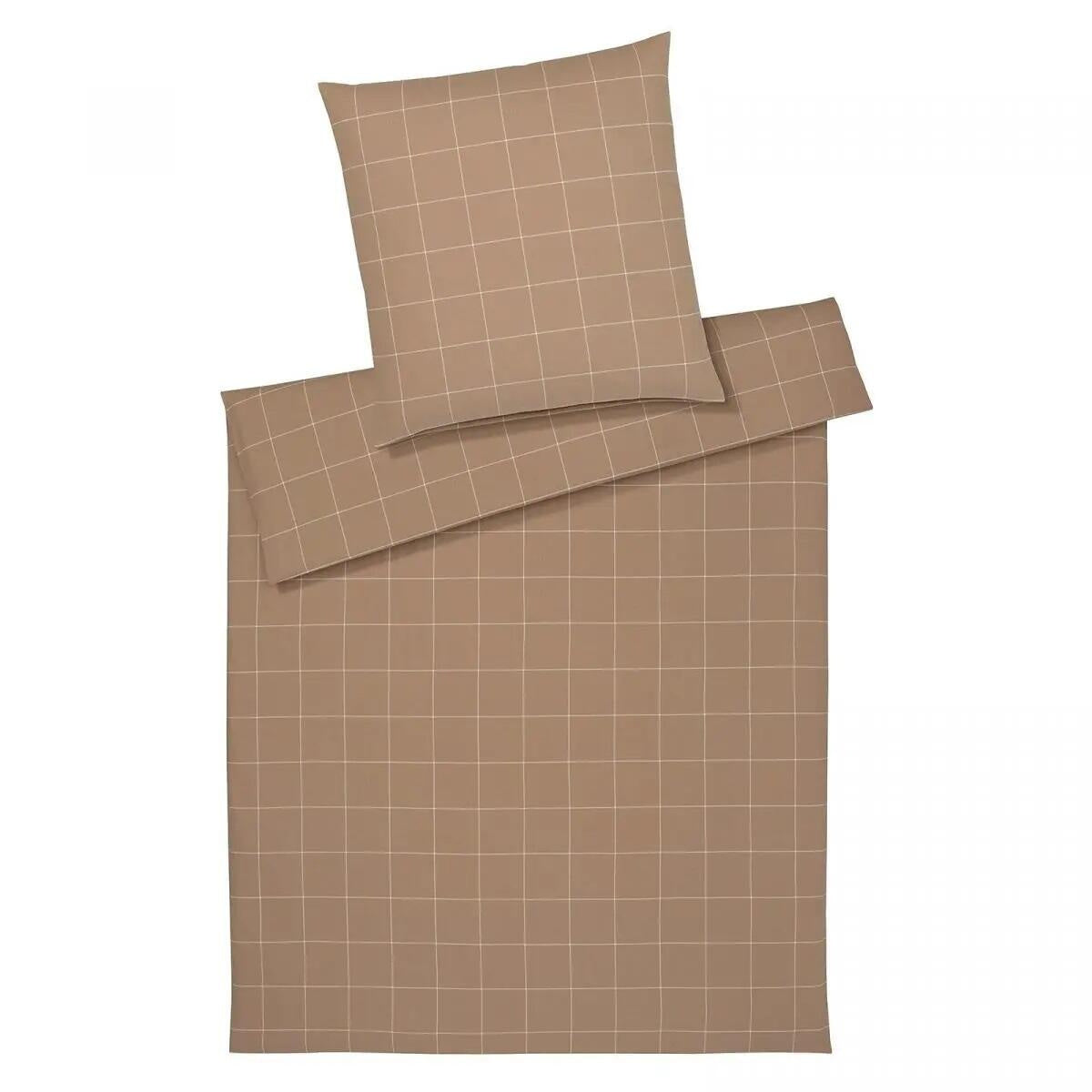 Soft-Flanell Bezüge aus Baumwolle - 000007 - Beige