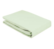 Spannbettlaken aus Baumwolle - 000004 - Grün