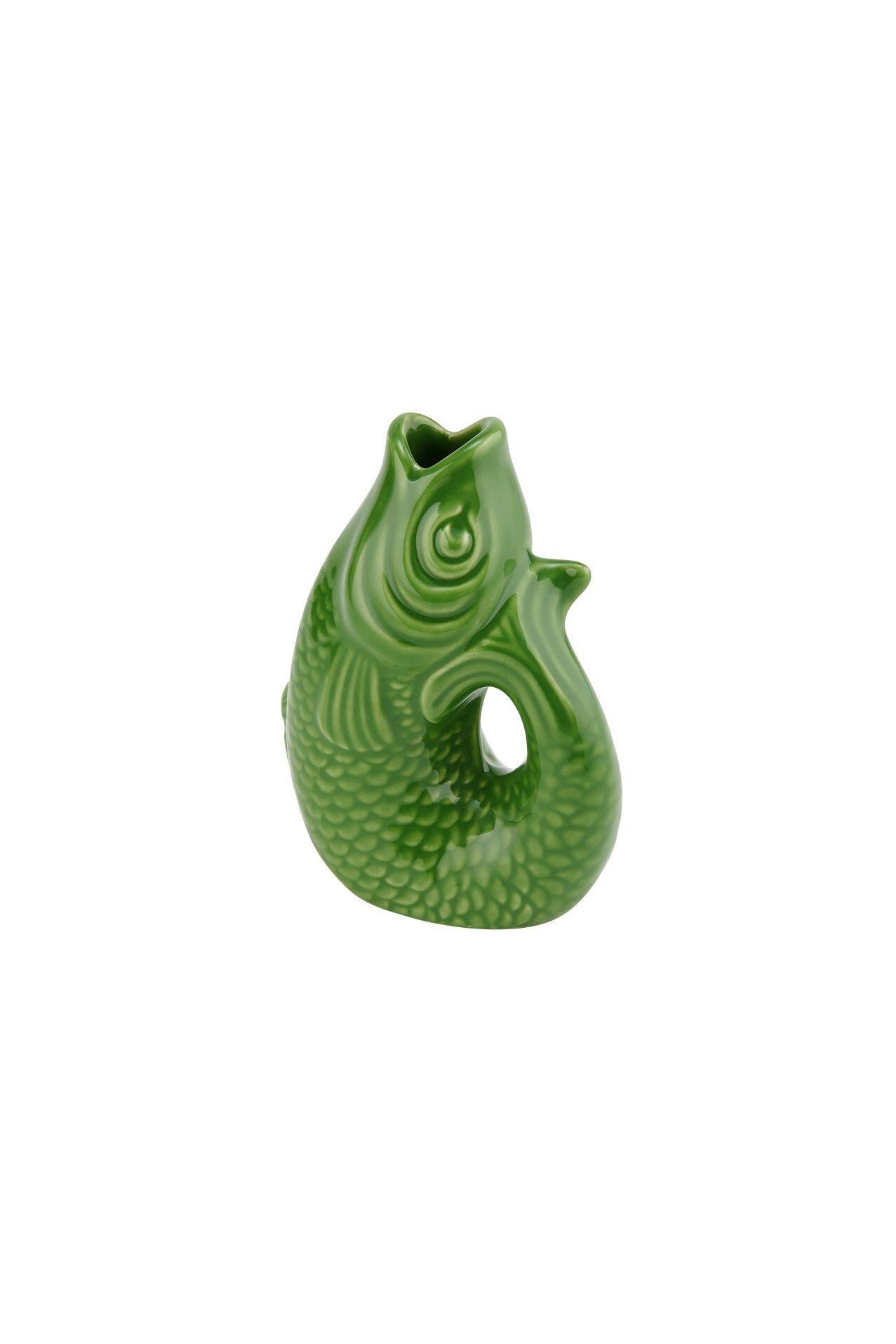 Fisch-Vase MONSIEUR CARAFON XS - green bay - Grün