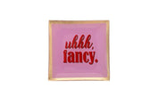 Glasteller LOVE PLATES S - rosa - Rosa