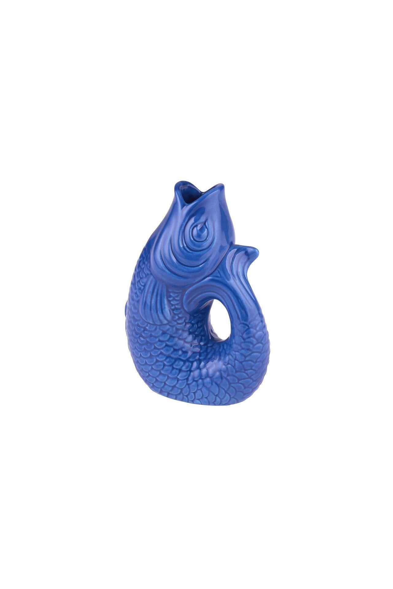 Fisch-Vase MONSIEUR CARAFON XS - azure - Blau