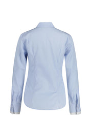Bluse  aus Baumwolle - 715 - Blau