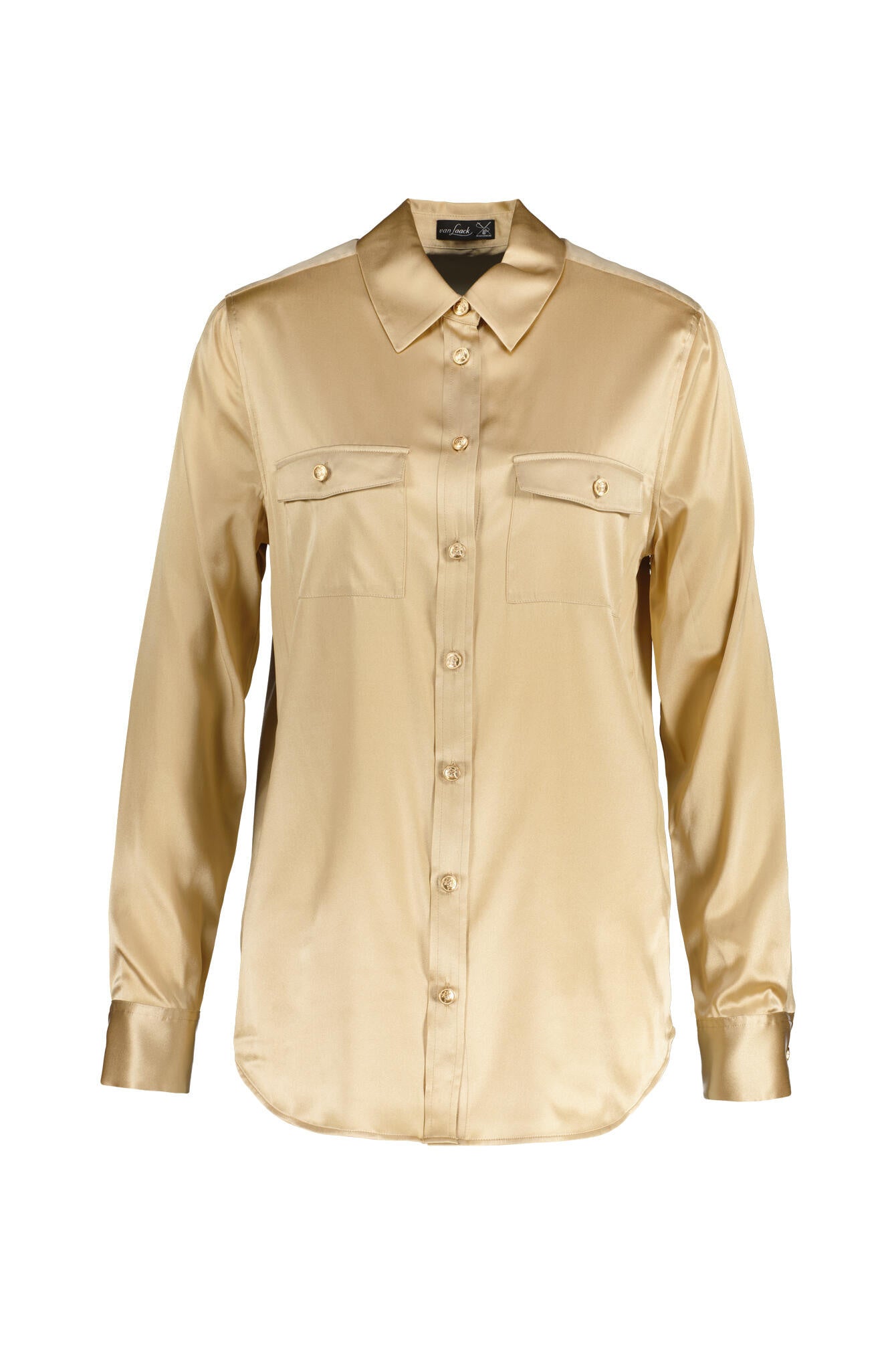 Bluse DORICIA aus Seide - 250 - Beige