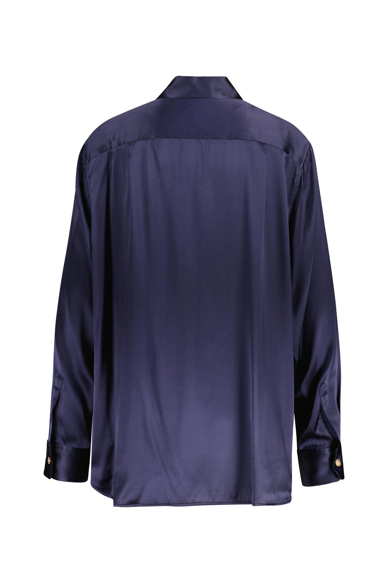 Bluse DORICIA aus Seide - 790 - Blau