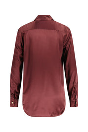 Bluse DORICIA aus Seide - 590 - Rot
