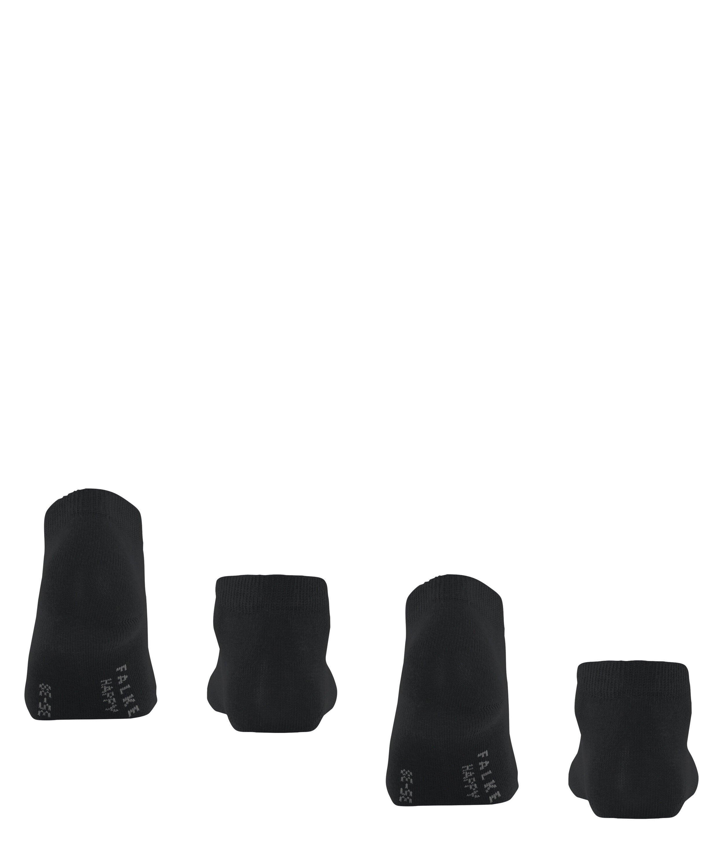 2er-Pack Sneakersocken - 3000 black - Schwarz