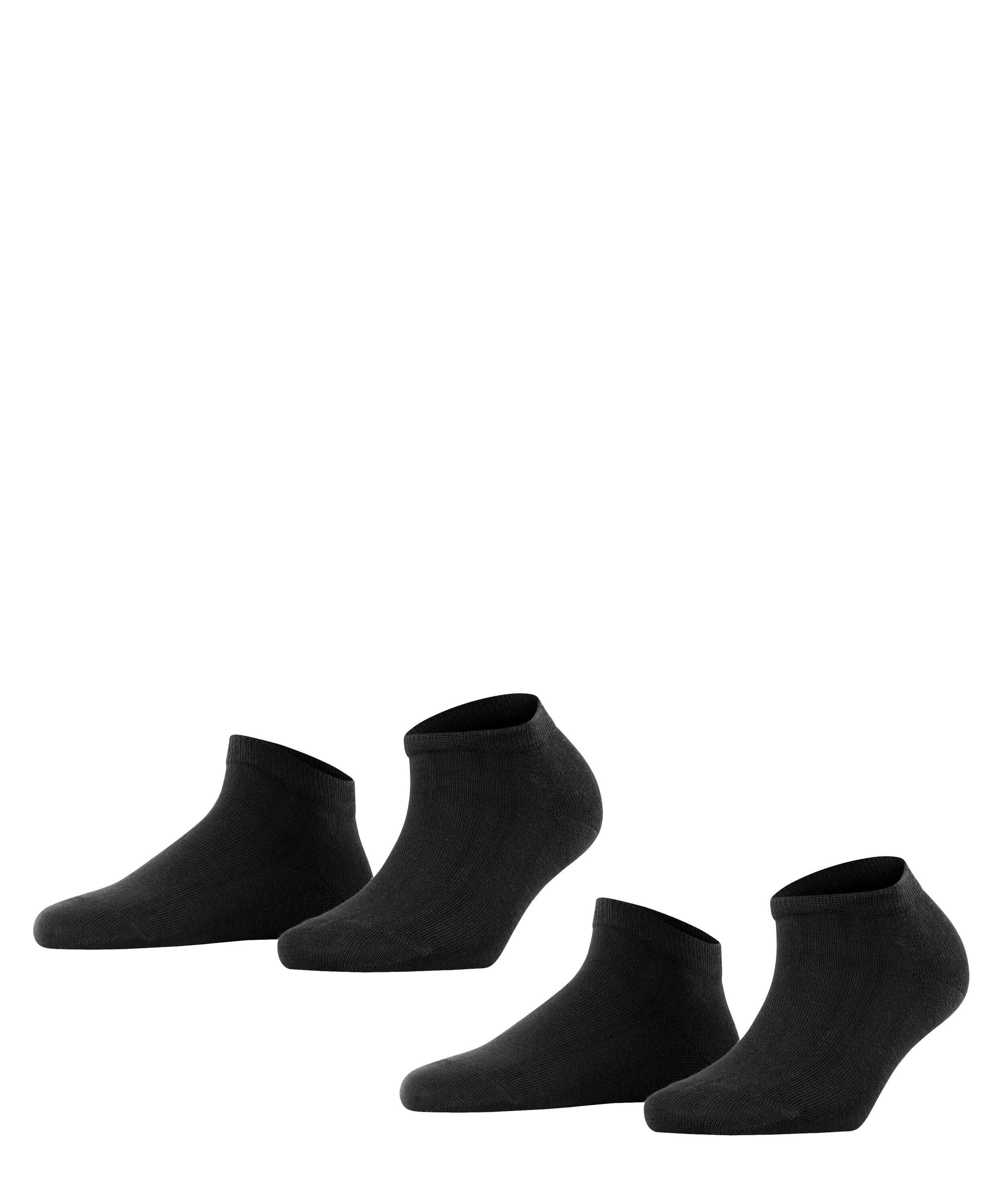 2er-Pack Sneakersocken - 3000 black - Schwarz