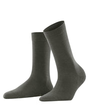 Socken aus Merinowolle-Mix - 7826 military - Grün