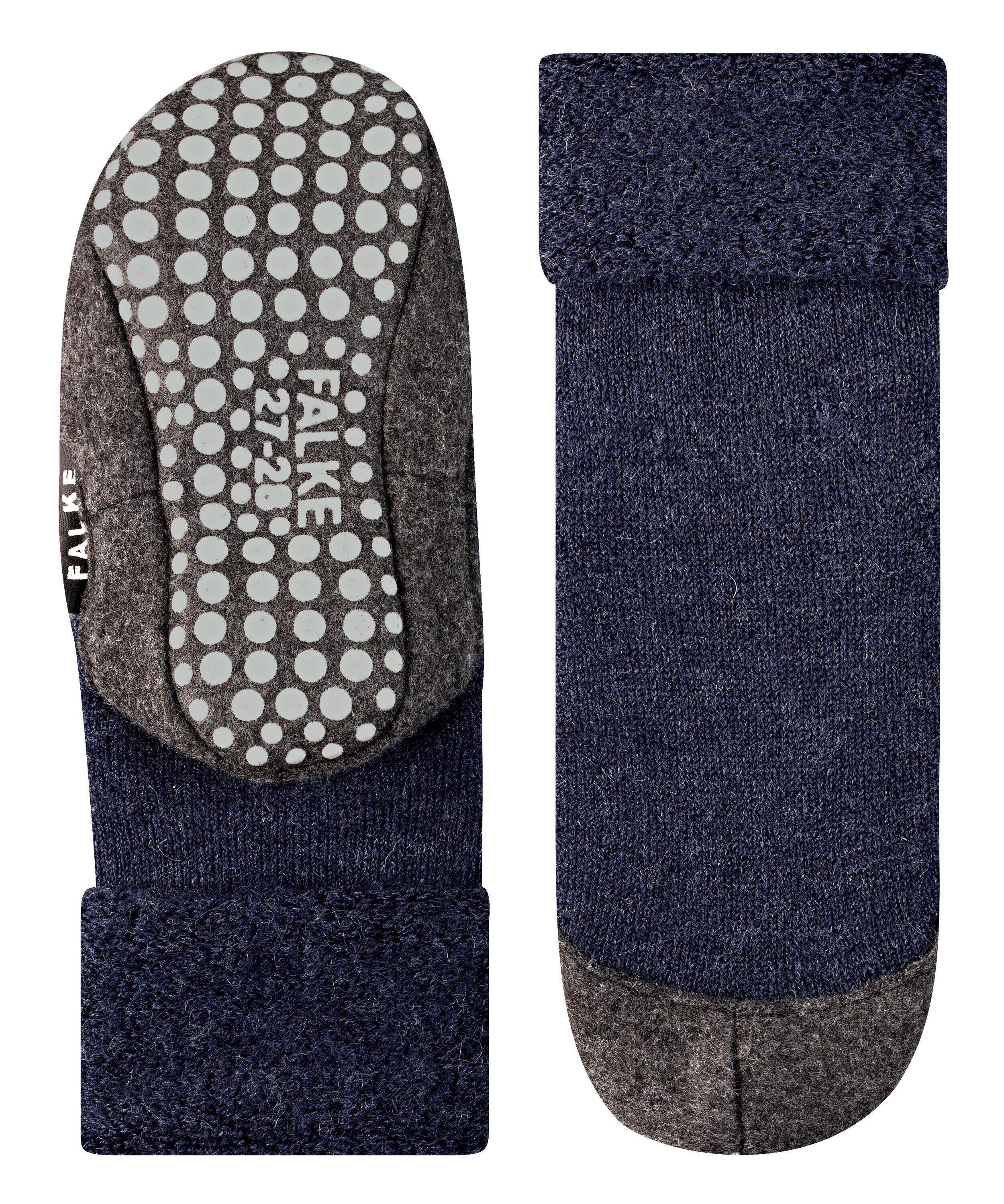 Stoppersocken - 6680 dark blue - Blau | Grau