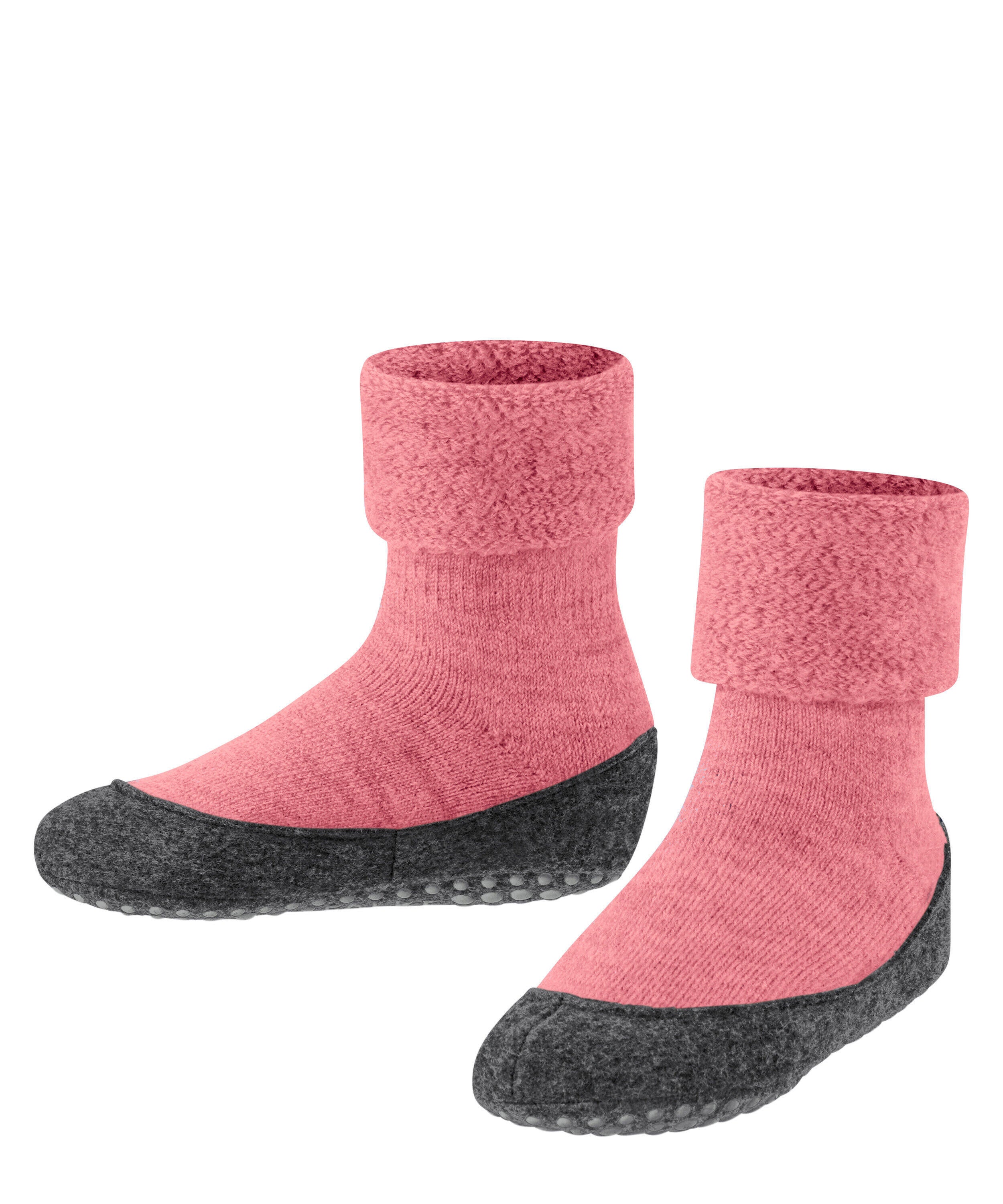 Stoppersocken - 8773 tea rose - Grau | Rosa