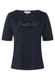 T-Shirt aus Baumwolle - 0375 - Blau