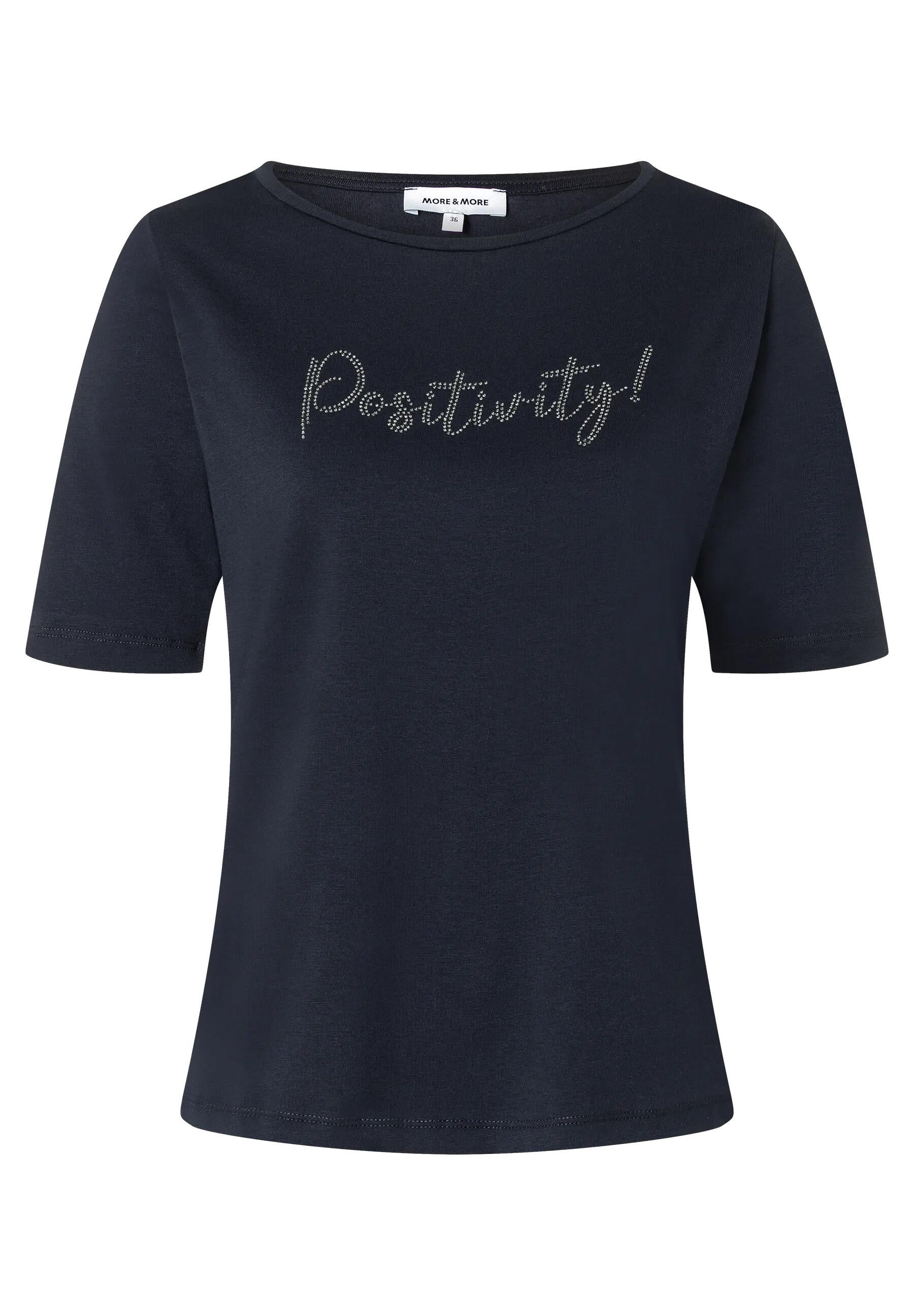 T-Shirt aus Baumwolle - 0375 - Blau