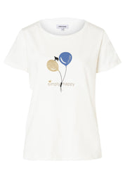 T-Shirt aus Baumwolle - 0041 - Weiß
