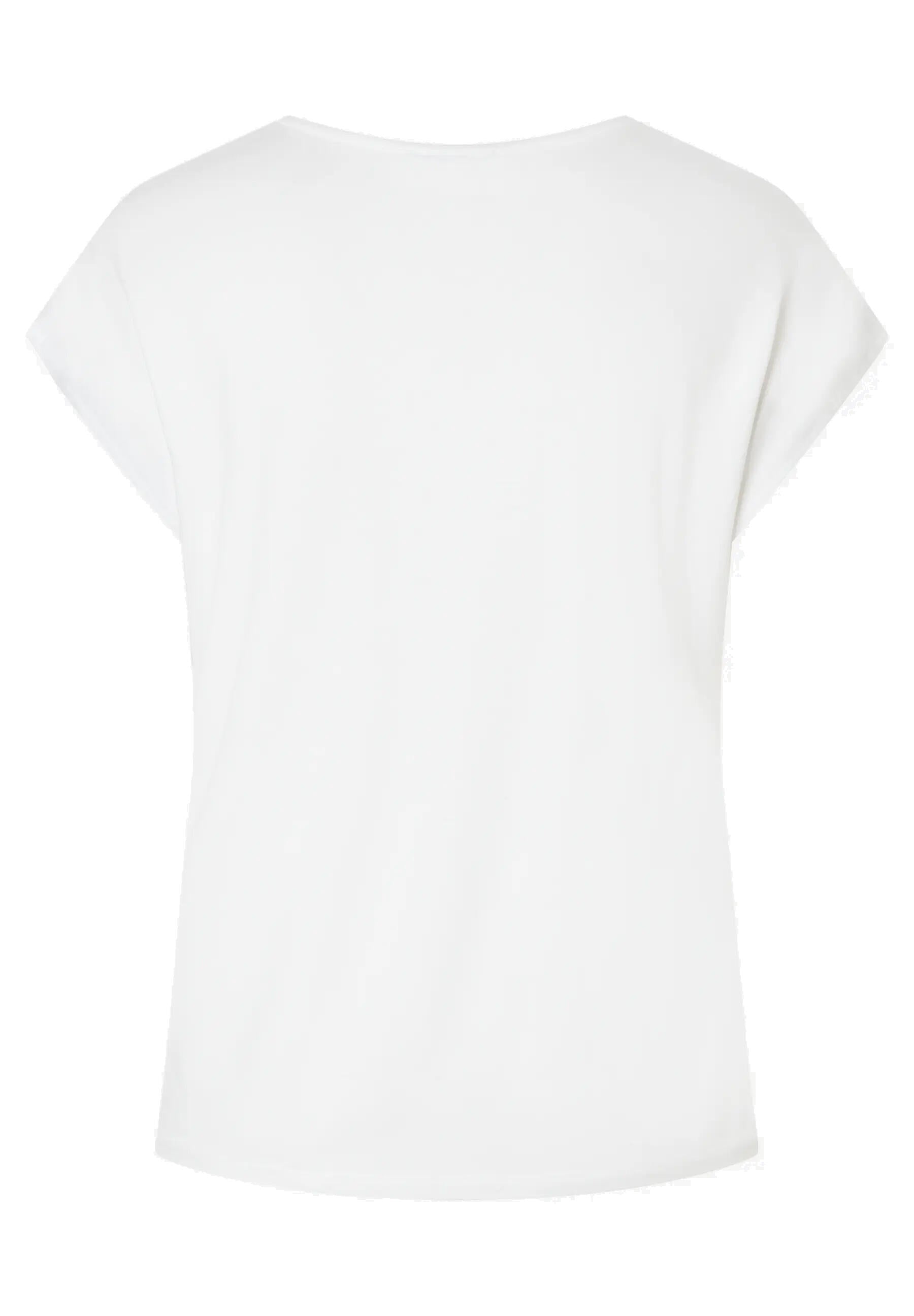 T-Shirt aus Viskose - 0041 - Weiß