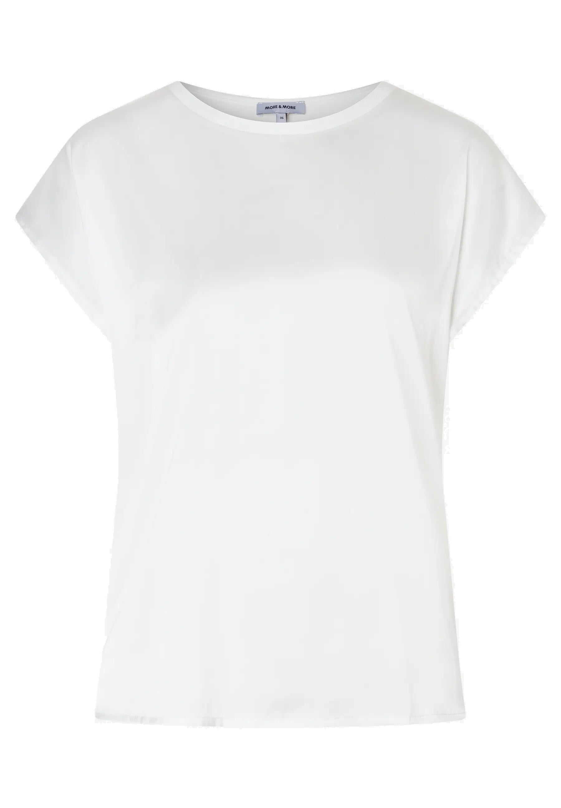 T-Shirt aus Viskose - 0041 - Weiß