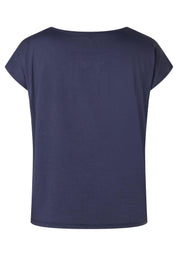 Shirtbluse gemustert - 3375 - Blau
