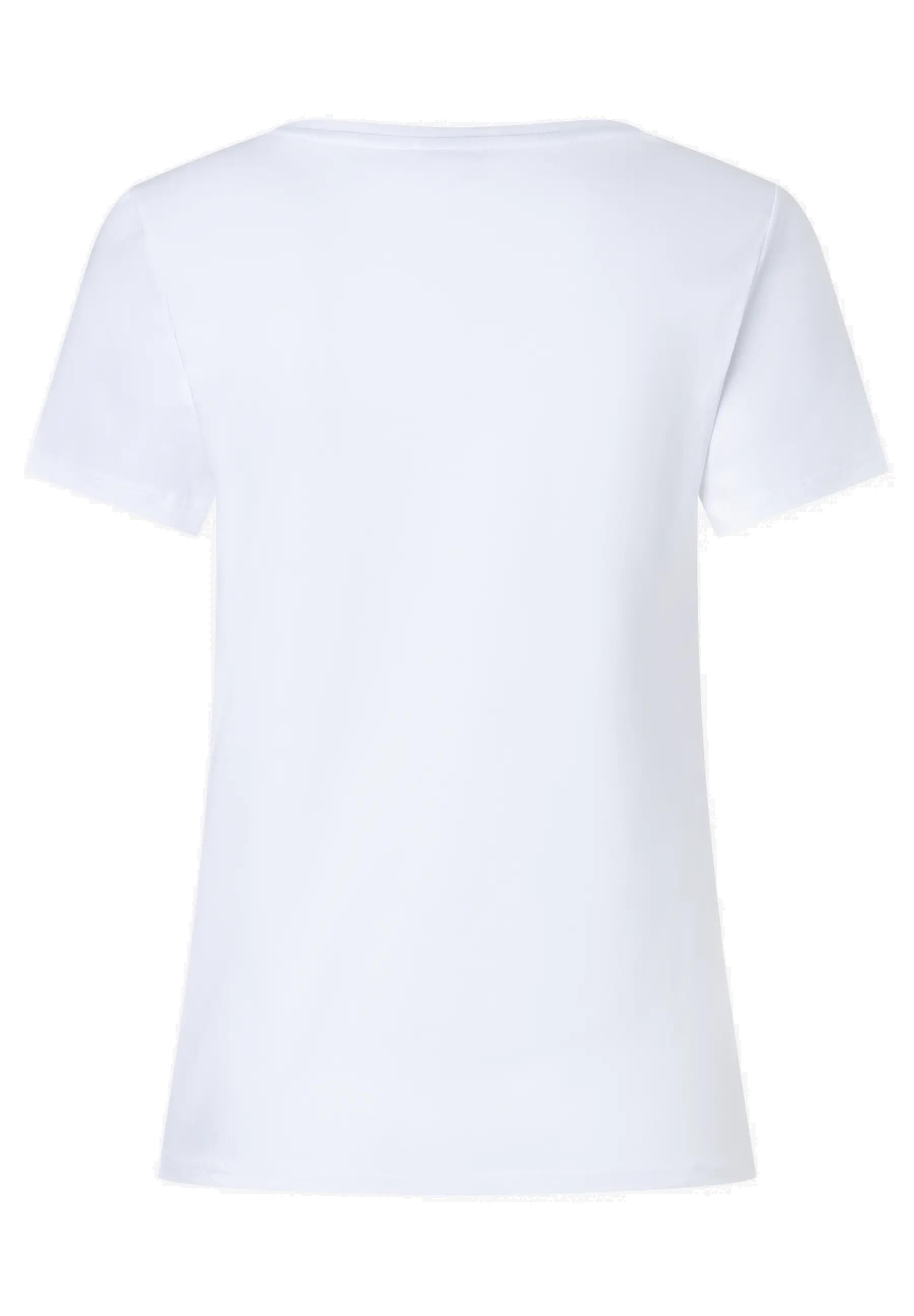 T-Shirt aus Baumwolle - 0010 - Weiß
