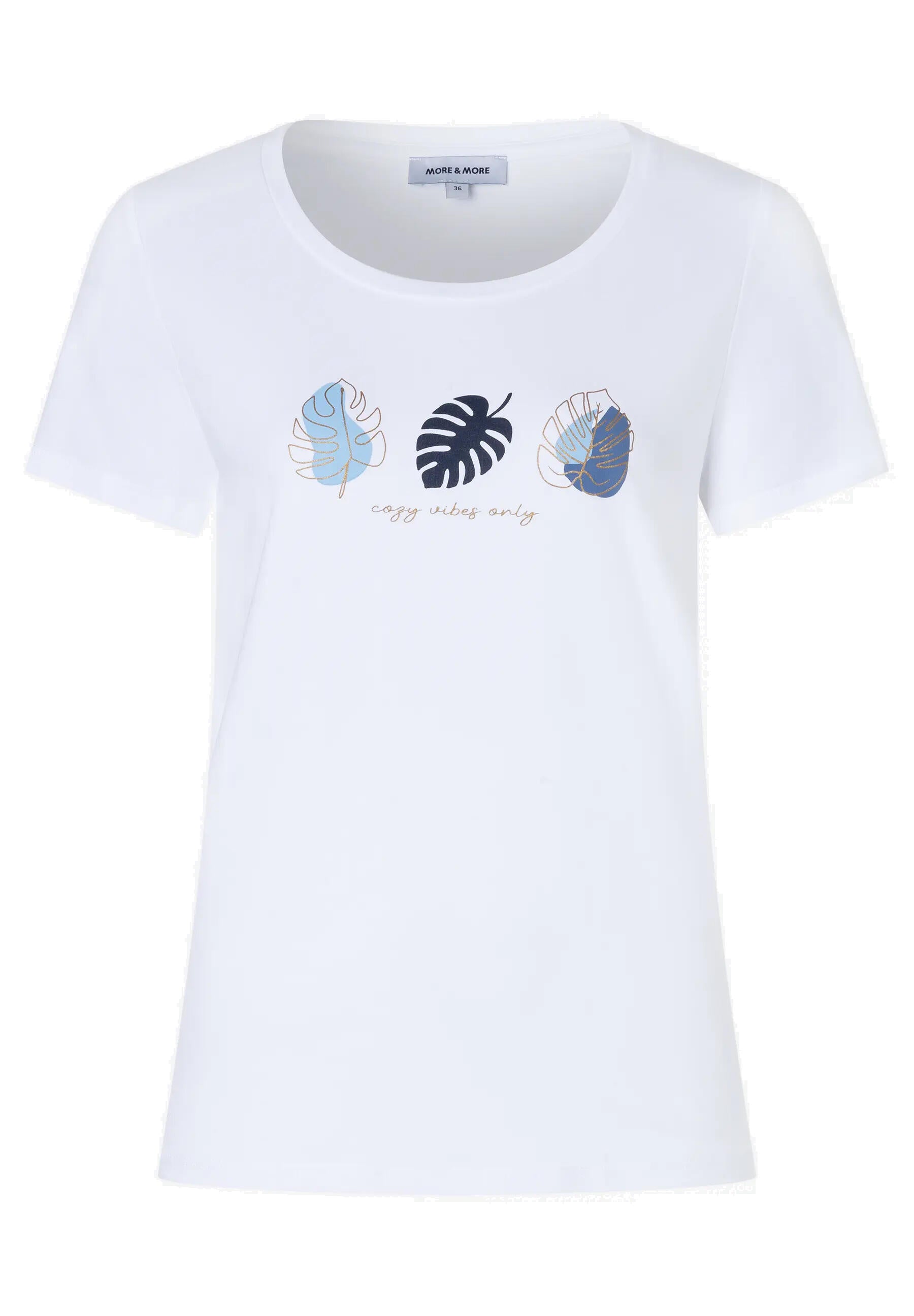 T-Shirt aus Baumwolle - 0010 - Weiß