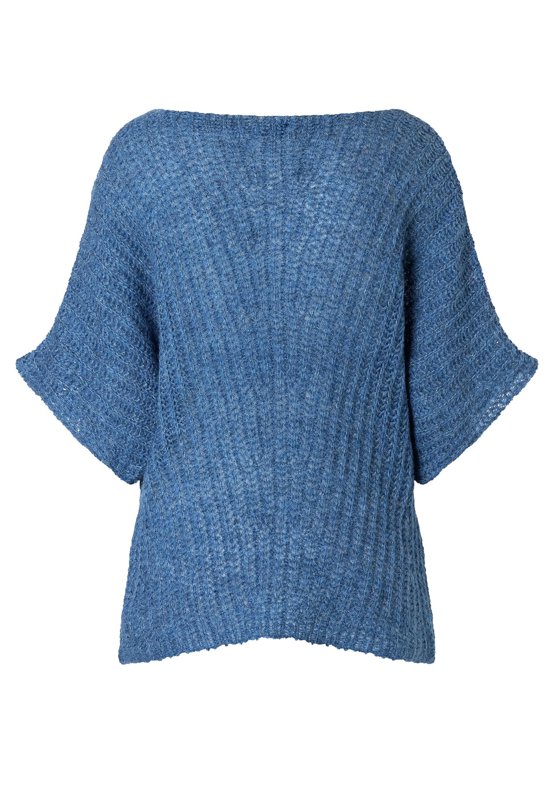 Strickpullover AJOUR - 0334 - Blau