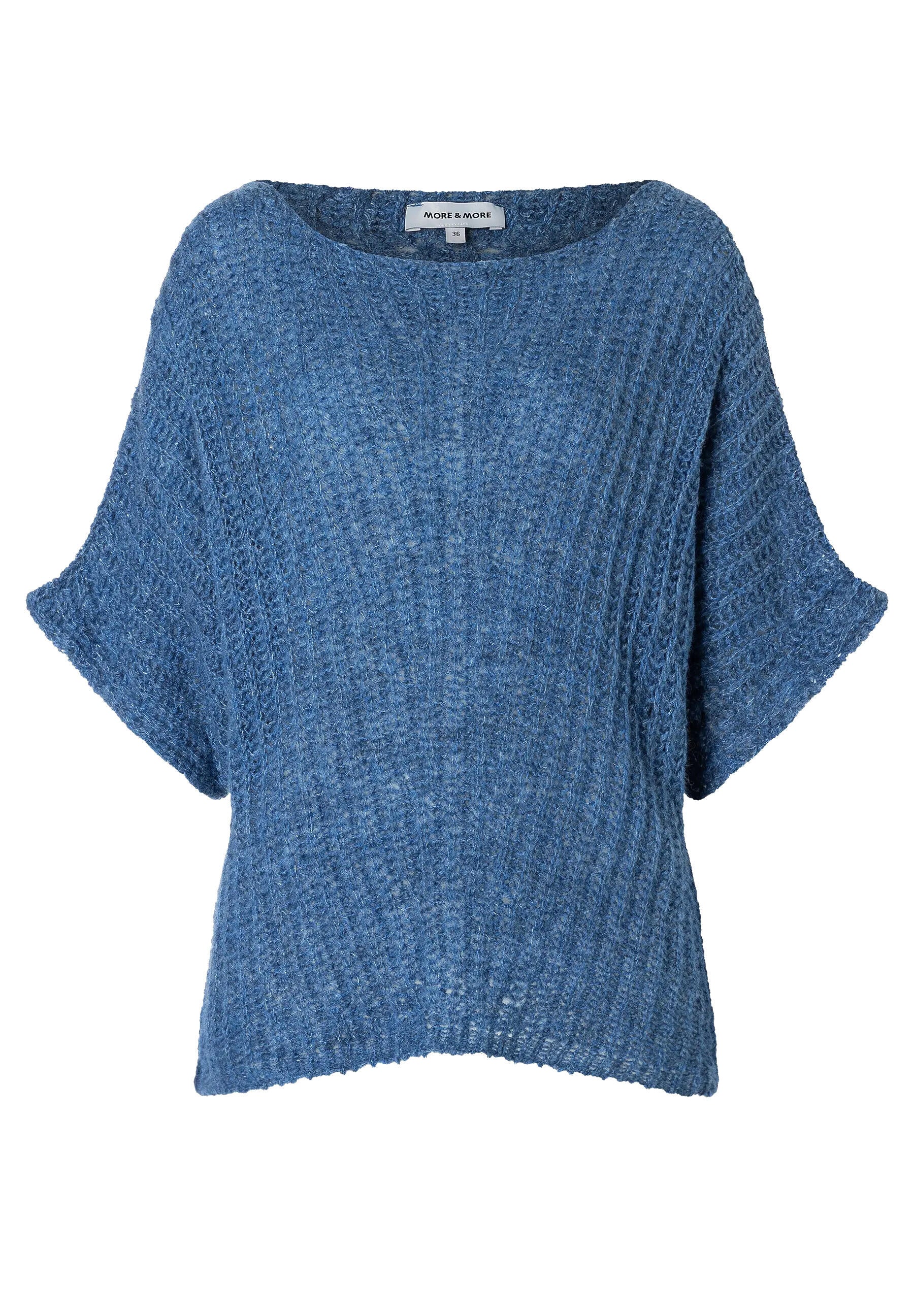 Strickpullover AJOUR - 0334 - Blau