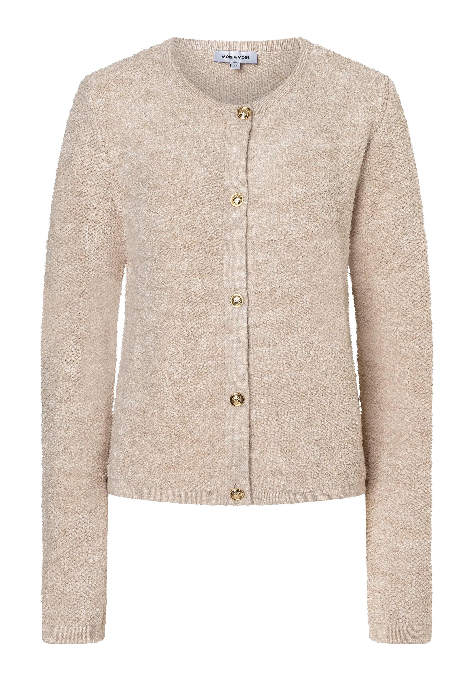 Strick-Cardigan - 0257 - Beige