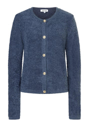 Strick-Cardigan - 0333 - Blau