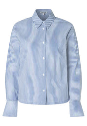 Bluse gestreift Boxy Fit - 2010 - Blau | Weiß