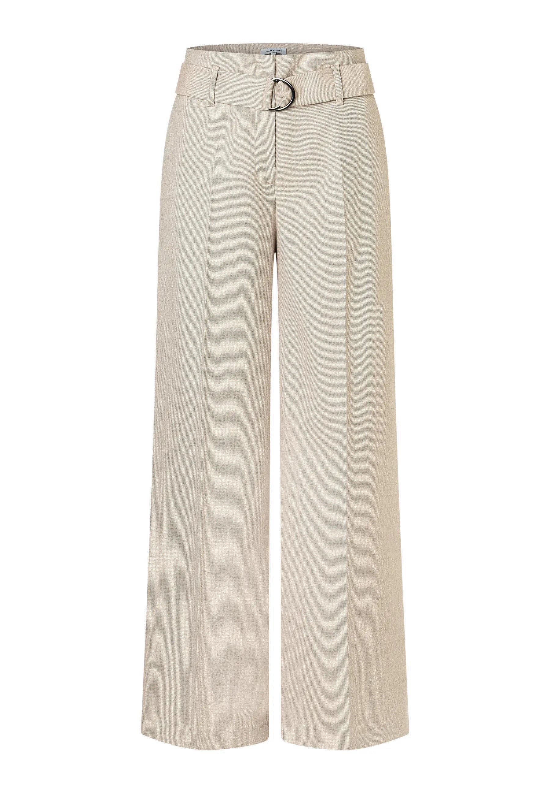 Stoffhose Wide Leg - 0257 - Beige