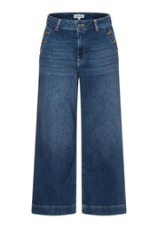 Culotte Wide Leg - 0963 - Blau