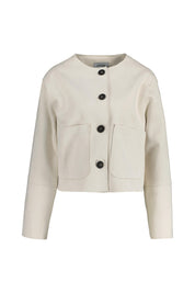 Jacke aus Alcantara - 0226 - Beige