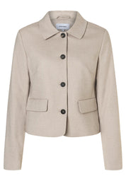 Blazer mit Pattentaschen - 0257 - Beige