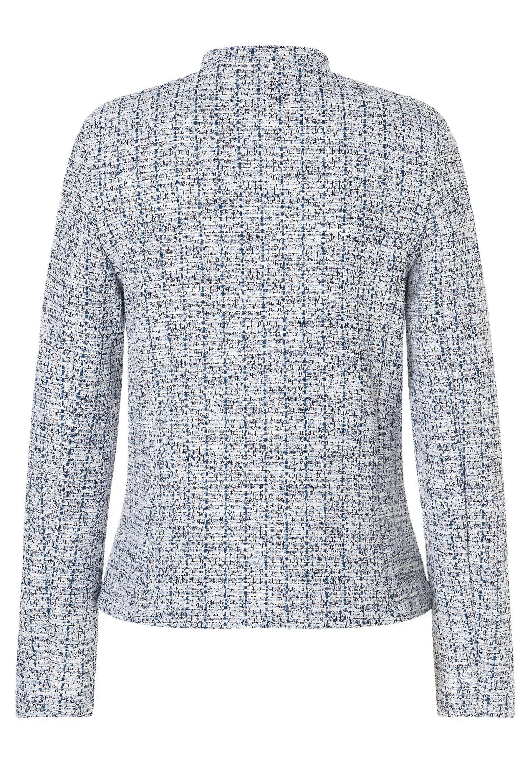 Blazerjacke aus Bouclé - 4041 - Blau