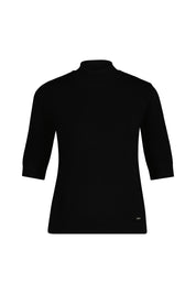 Strickshirt - 0790 - Schwarz