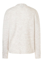 Strick-Cardigan aus Wollmix - 0038 - Creme