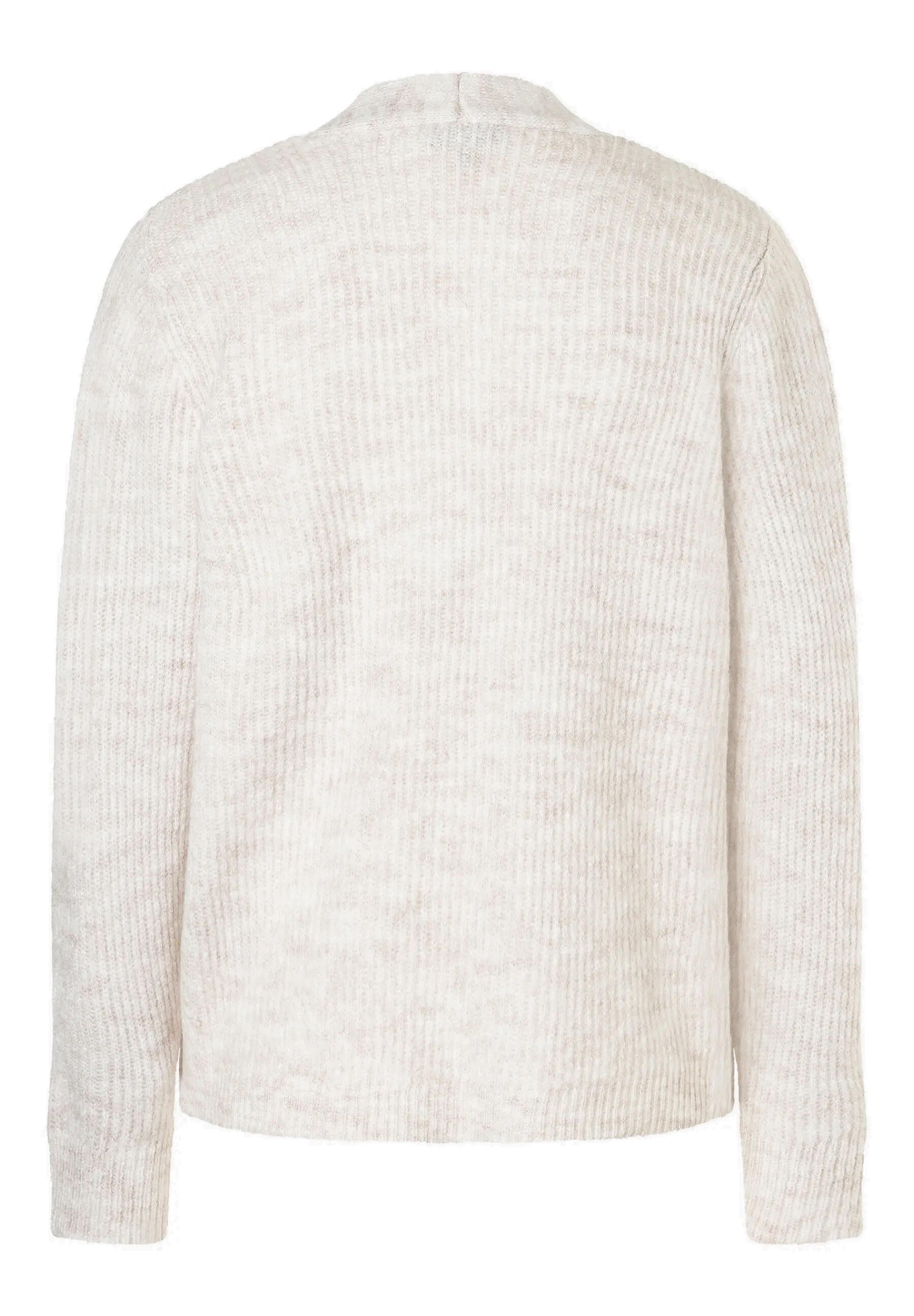 Strick-Cardigan aus Wollmix - 0038 - Creme