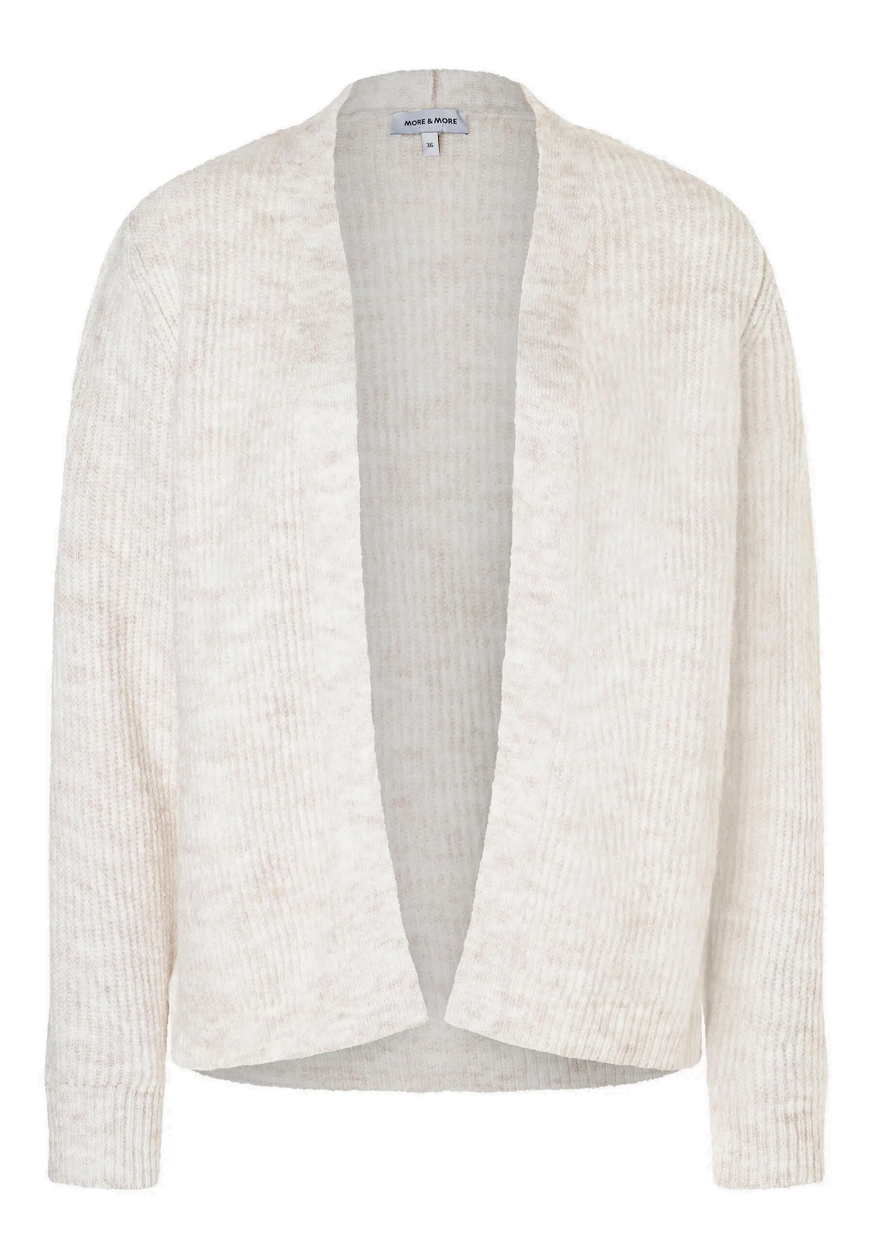 Strick-Cardigan aus Wollmix - 0038 - Creme