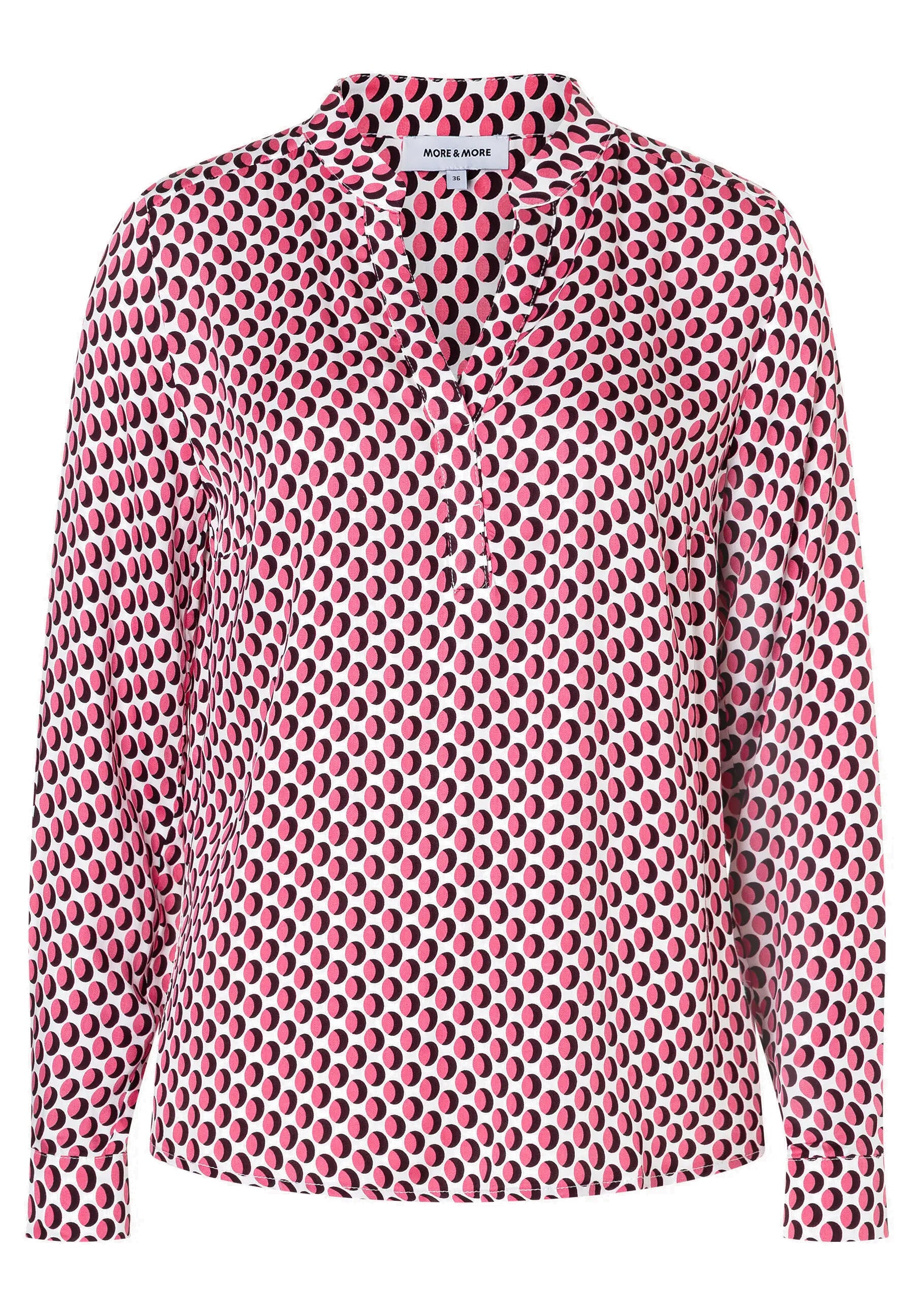 Bluse aus Viskose - 3819 - Rosa
