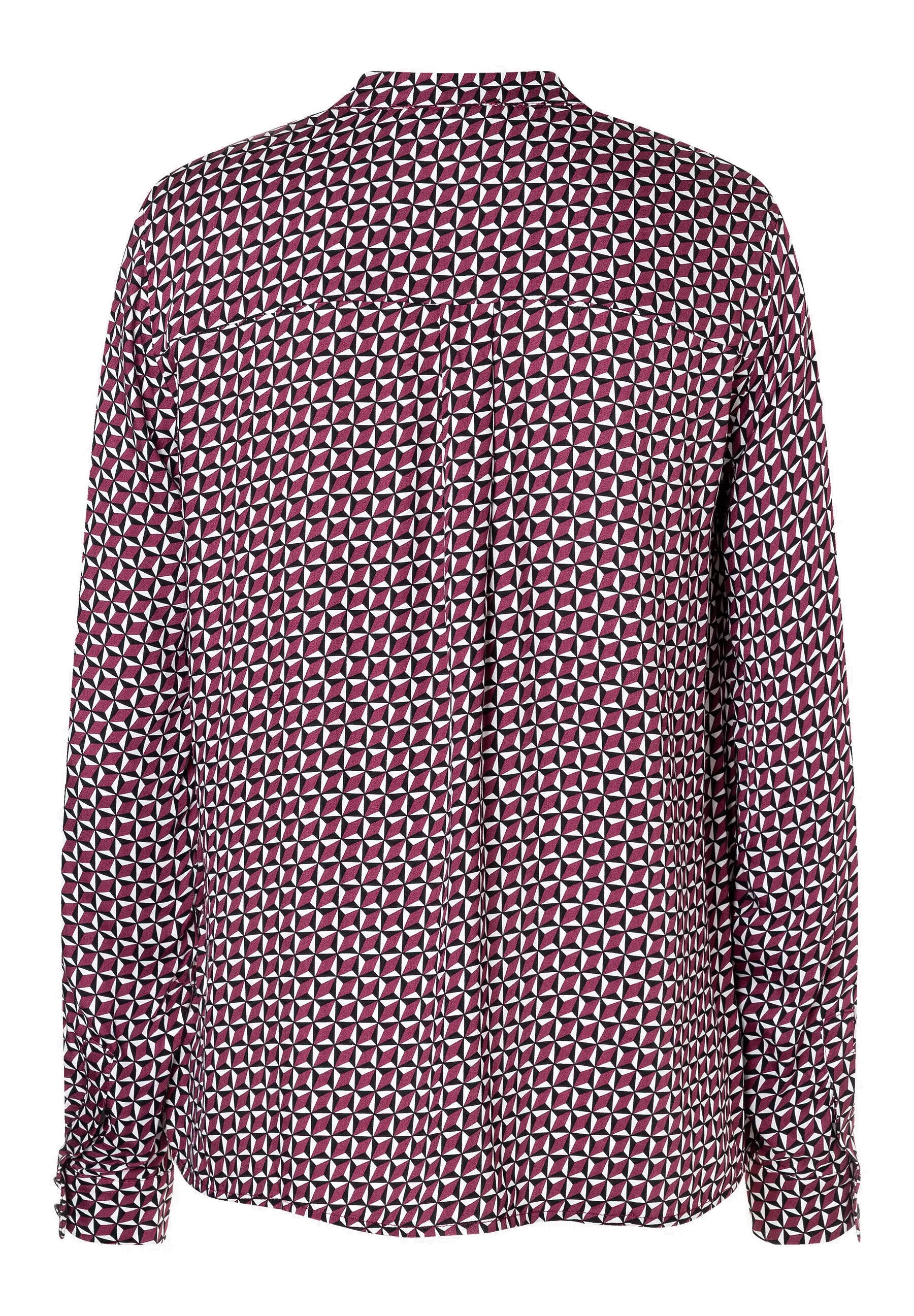 Schlupfbluse aus Viskose - 3564 - Rot