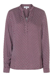 Schlupfbluse aus Viskose - 3564 - Rot