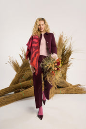 Blazer mit Leistentaschen - 0564 - Rot